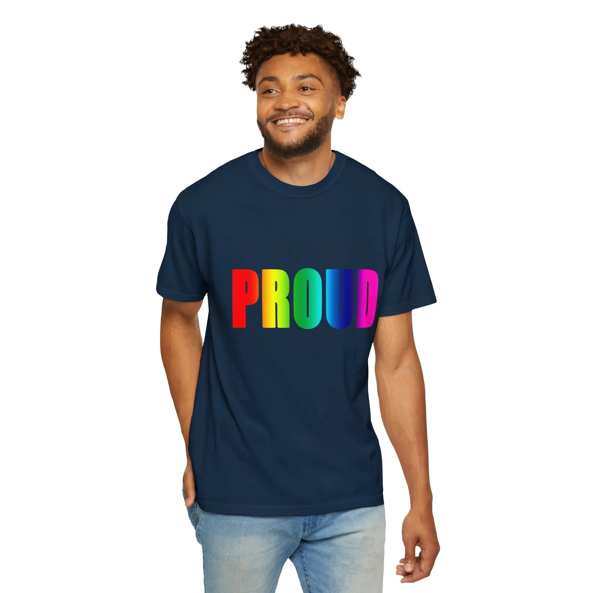 PROUD Garment-Dyed T-shirt Printify