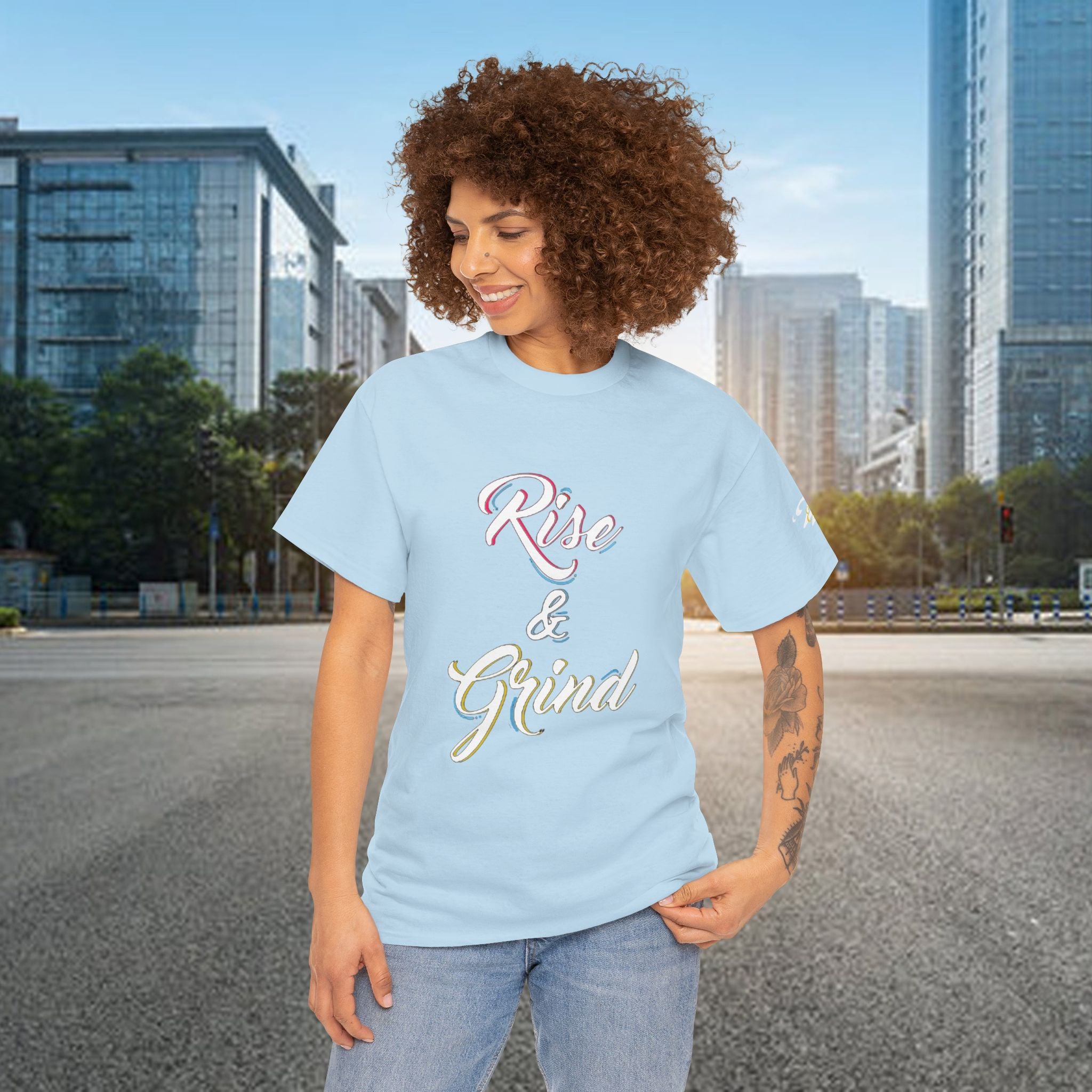 Rise & Grind T-Shirt — Motivational Graphic Tee for Hustle Mindset - 314 Originals