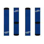 Blue Sublimation Socks with '314 Originals' Script — Athletic Crew Socks - 314 Originals