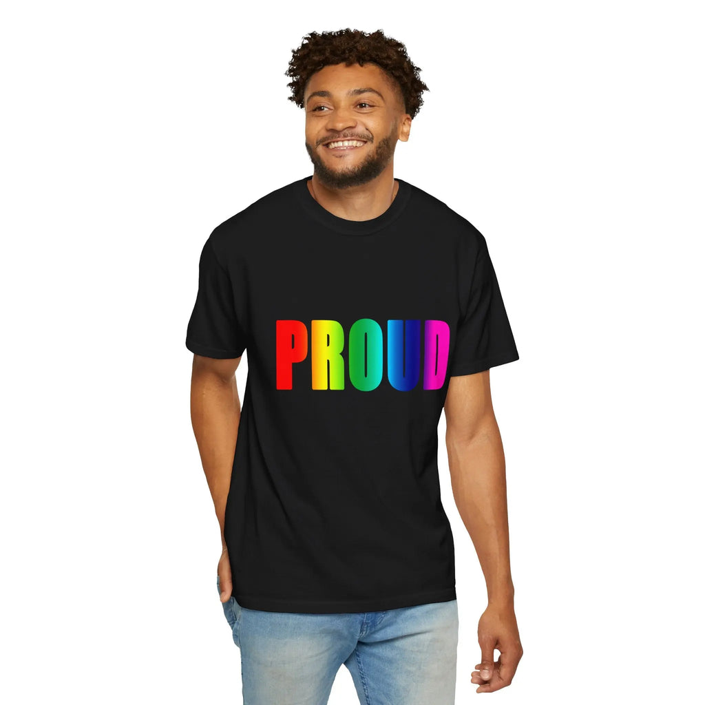 PROUD Garment-Dyed T-shirt Printify