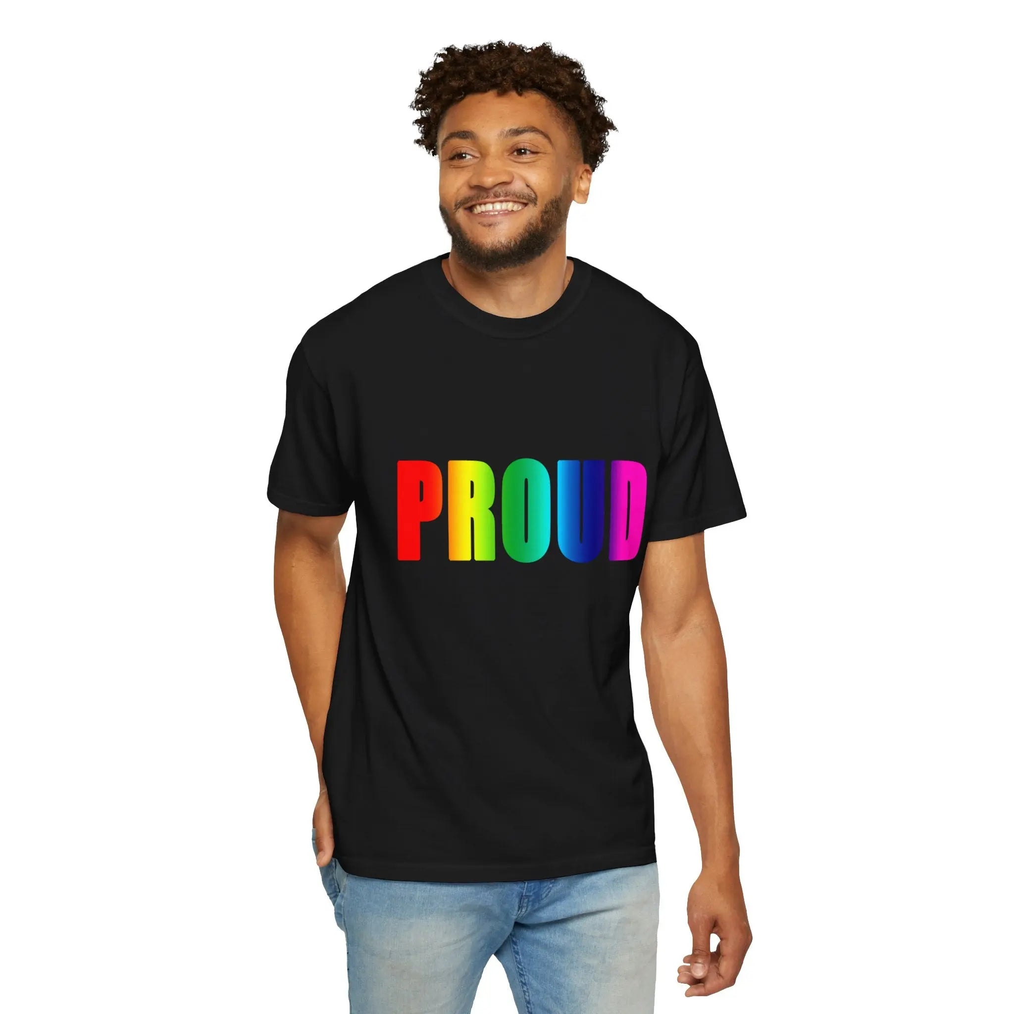 PROUD Garment-Dyed T-shirt Printify
