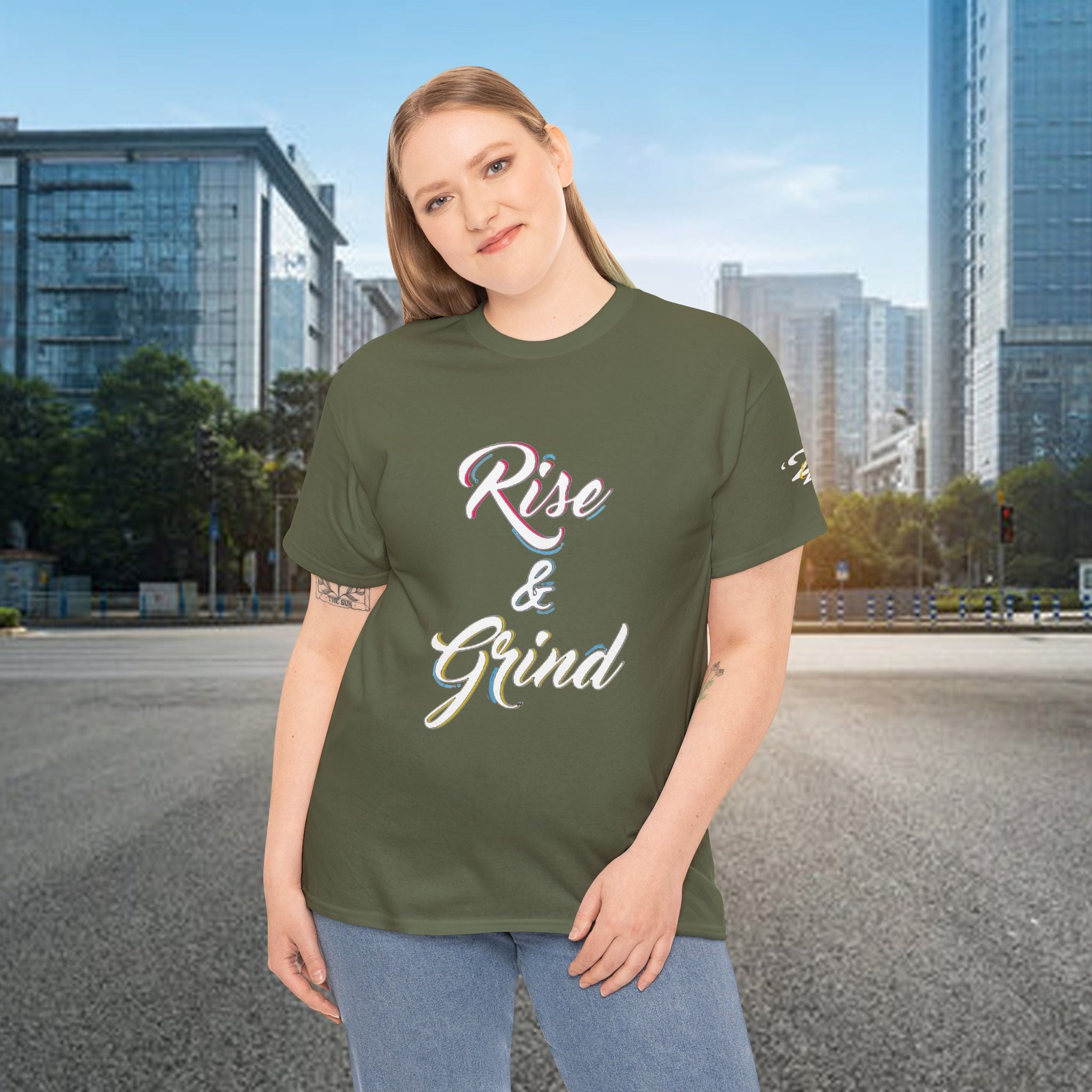 Rise & Grind T-Shirt — Motivational Graphic Tee for Hustle Mindset - 314 Originals