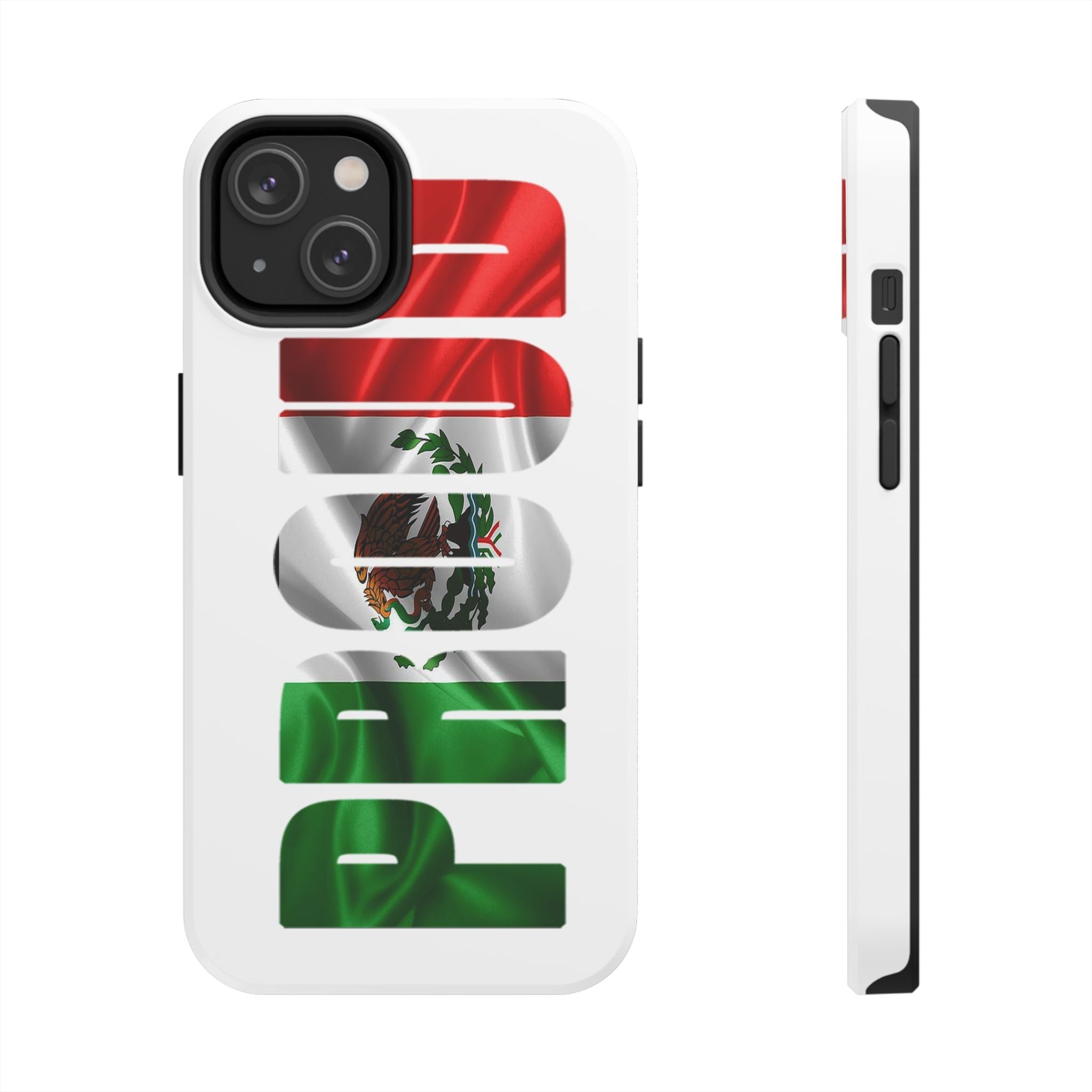 Mexico Pride Tough Phone Case — Mexican Flag Vertical 'PRIDE' Design Printify Phone Case  314 Originals