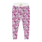 Pink Camo Plus Size Leggings — Subtle Side Script Graphic, Comfortable Everyday Activewear - 314 Originals