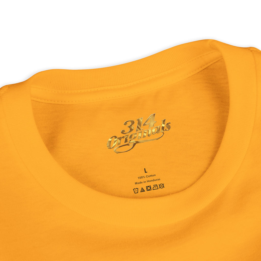 Girl's "Favorite Kid" Retro Yellow & Green Graphic T-Shirt