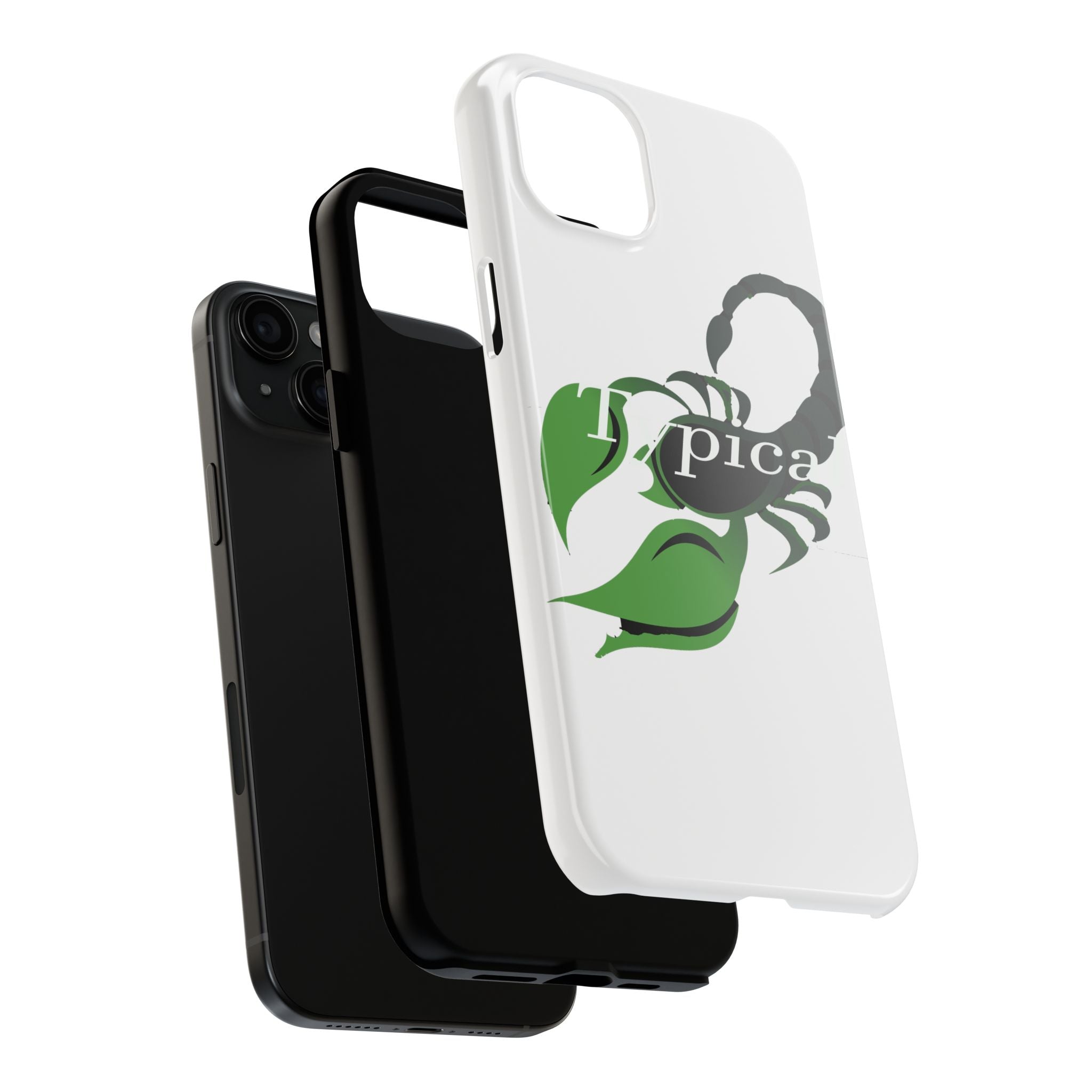Scorpio Zodiac Tough Phone Case — Green Scorpion "Typical" Design Printify Phone Case  314 Originals