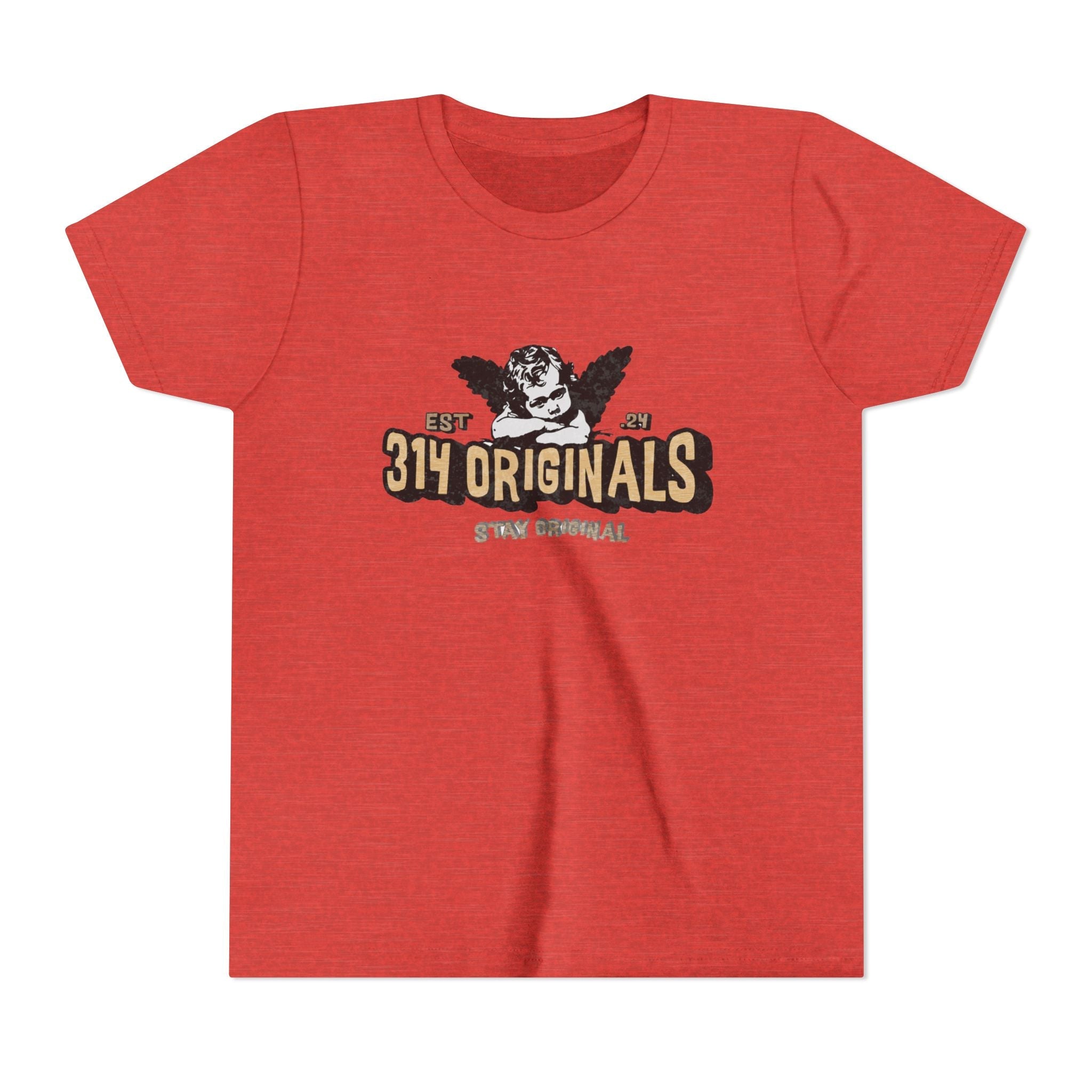 314 Originals Youth Tee - Vintage Cherub Graphic Kids T-Shirt Printify Kids clothes  314 Originals