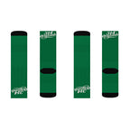 Green Sublimation Socks with '314 Originals' Script — Athletic Crew Socks - 314 Originals