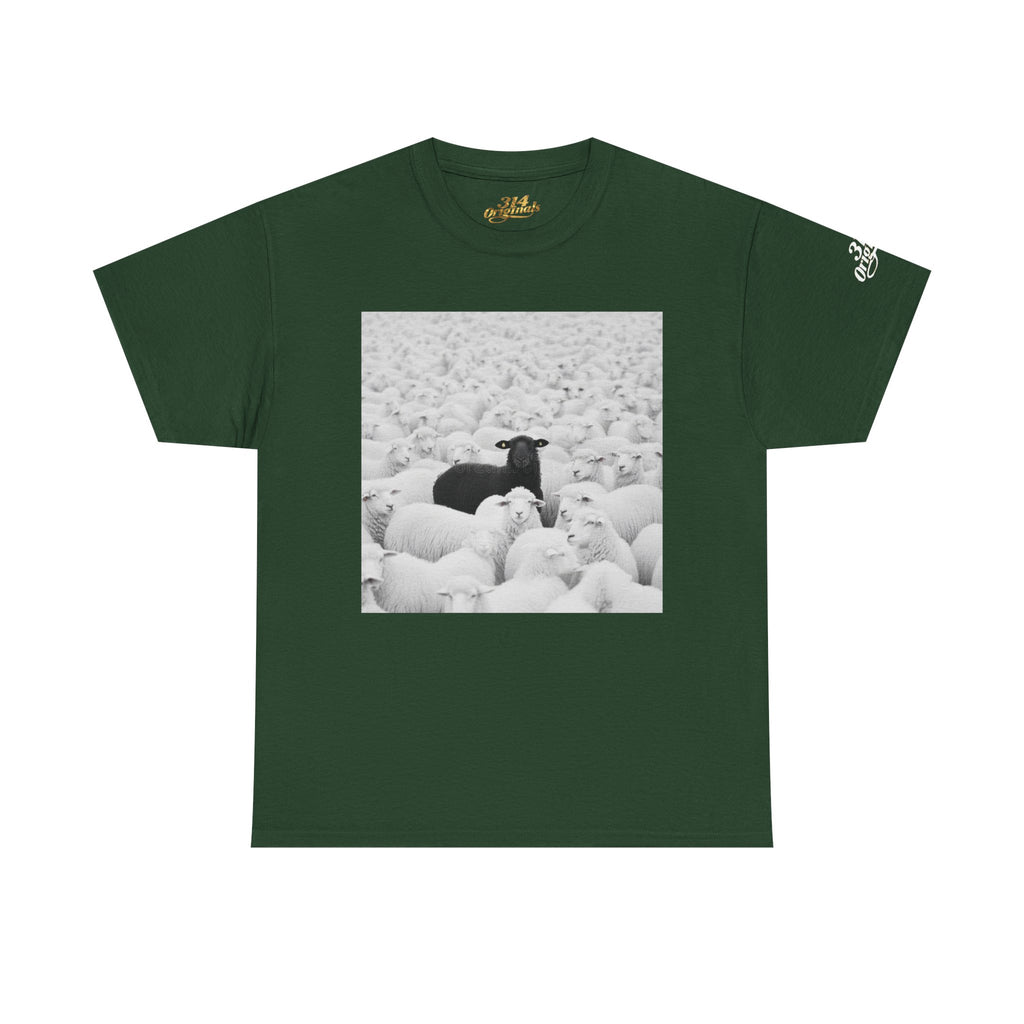 Black Sheep T-Shirt — Funny Contrast Sheep Graphic Tee