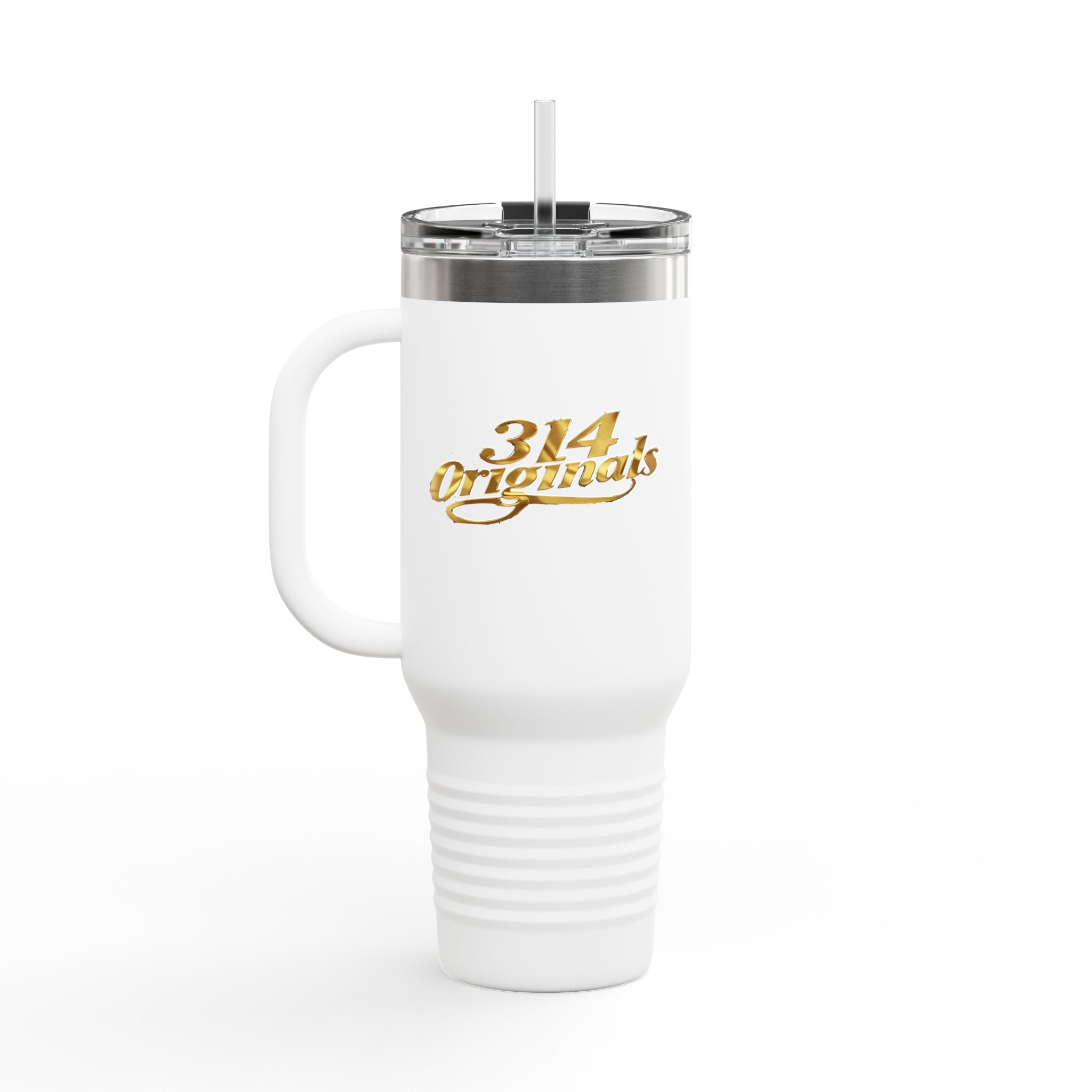 314 Originals Gold Script-40oz Insulated Travel Mug - 314 Originals