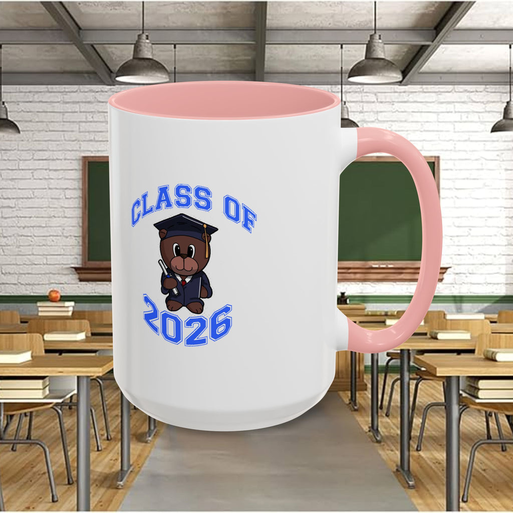 Graduation 2026 Accent Coffee Mug — Class of 2026 Grad Gift