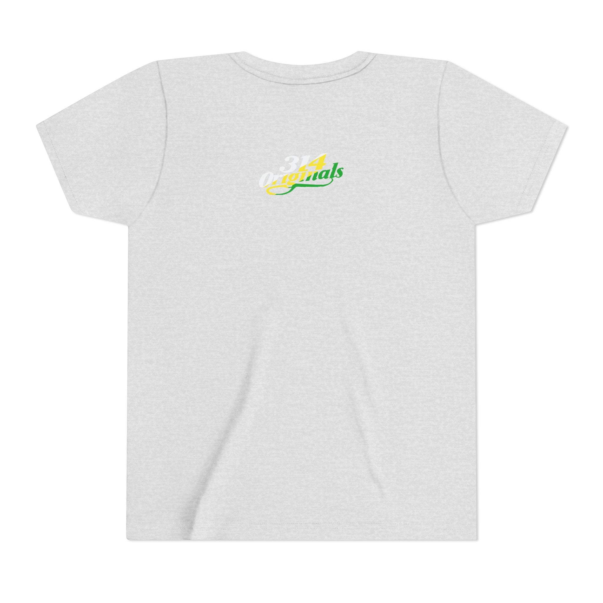 Girl's "Favorite Kid" Retro Yellow & Green Graphic T-Shirt