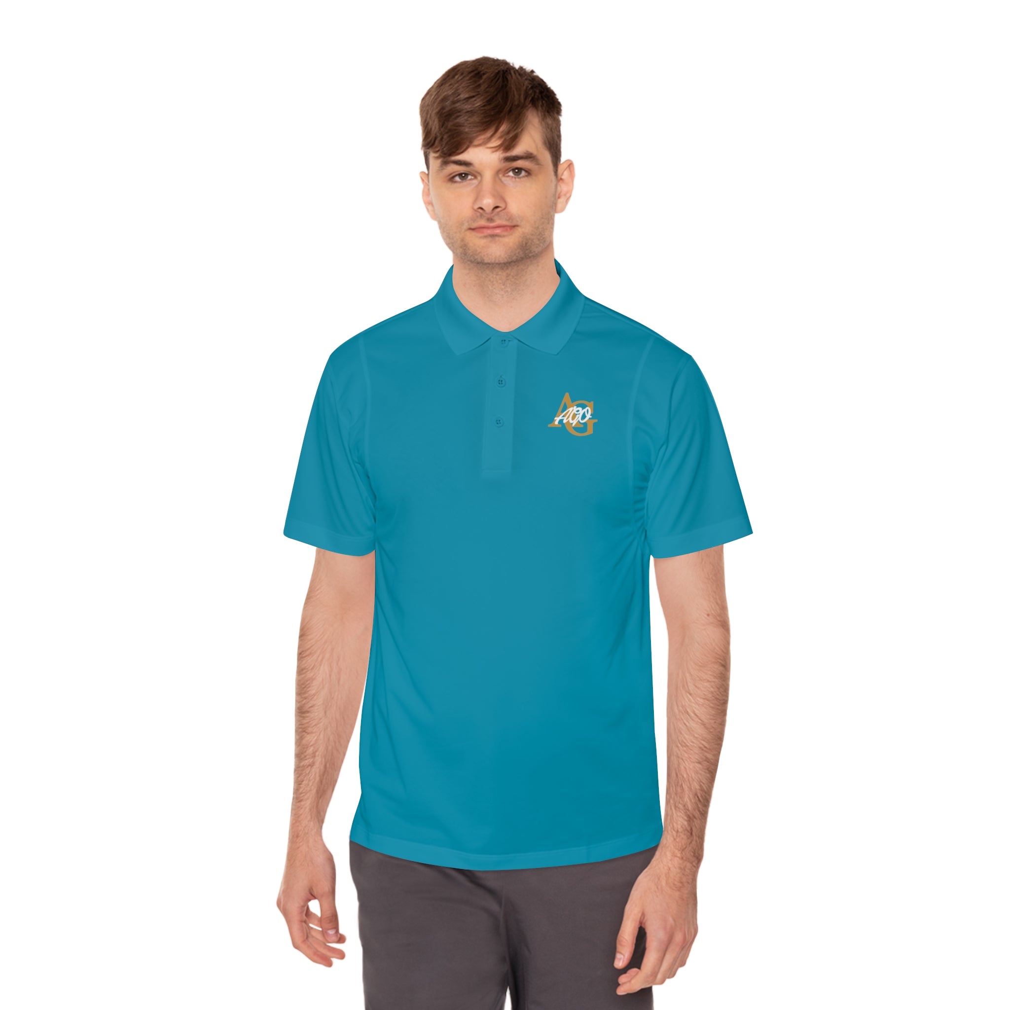 AGO Men's Sport Polo Shirt — Embroidered Logo Performance Golf Polo - 314 Originals