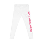 #Baddie Pink Script Leggings — Women's Casual Graphic Leggings - 314 Originals
