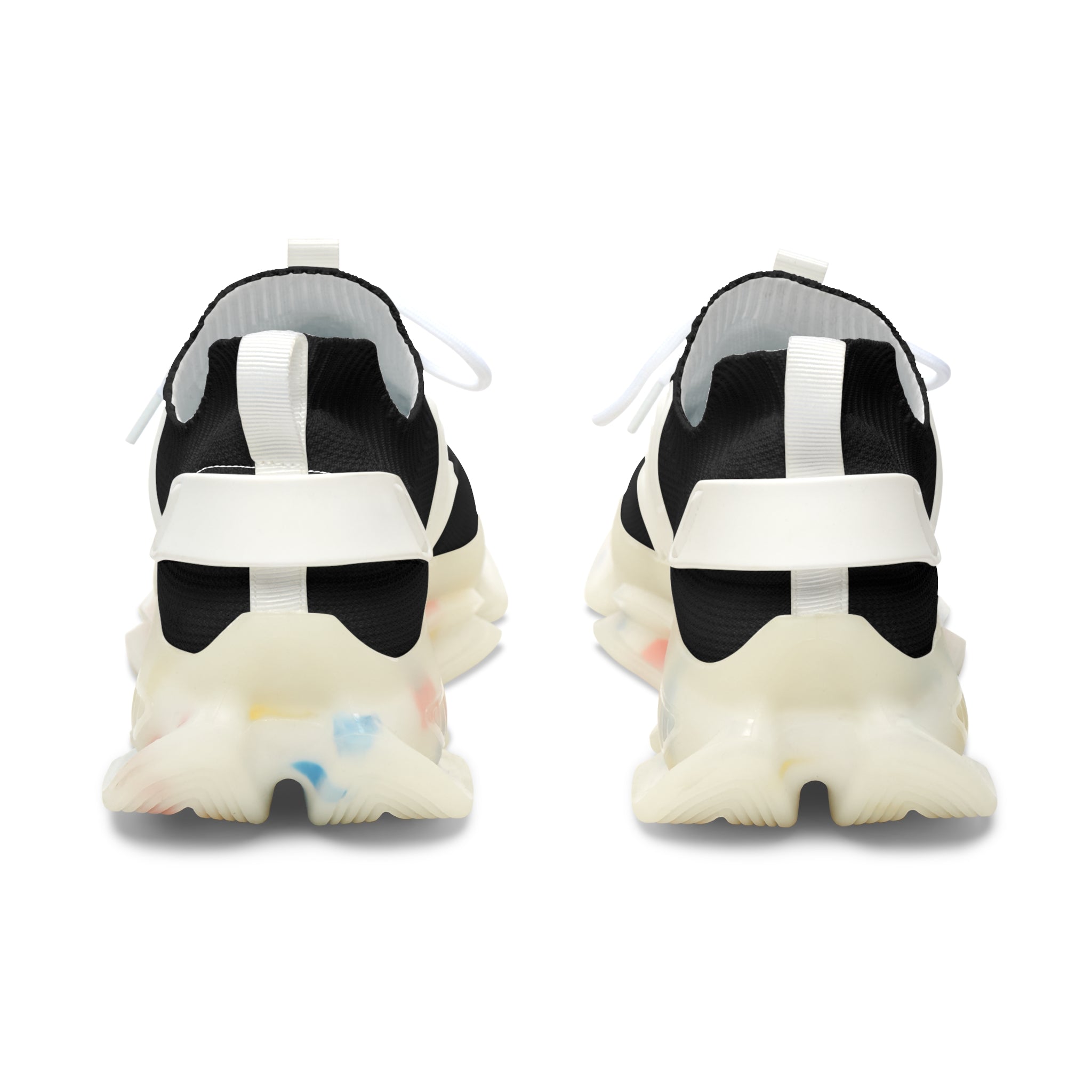 Women's Black Mesh Sneakers — Lightweight Athletic Running Shoes with '314 Originals' Accent - 314 Originals