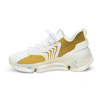 314 Gold Mesh Running Sneakers
