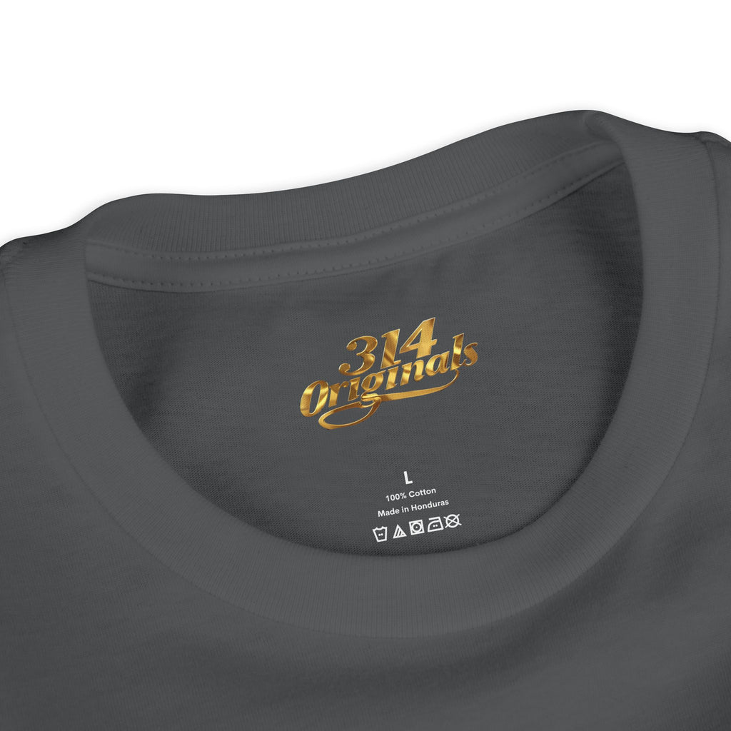 Girl's "Favorite Kid" Retro Yellow & Green Graphic T-Shirt