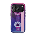 Retro Cassette Tough Phone Case — 80s Vintage Tape Design, Protective iPhone Cover - 314 Originals