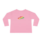 “Mom’s Favorite Kid” Toddler Long Sleeve Tee —  Colorful Rasta Kids Shirt - 314 Originals