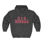 314 Originals Zip Hoodie — Retro Varsity Full-Zip Sweatshirt - 314 Originals