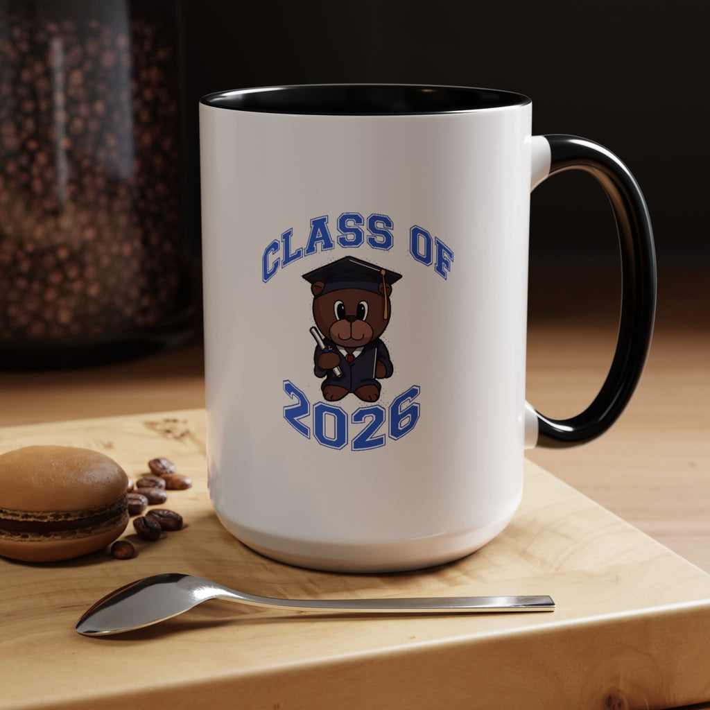 Graduation 2026 Accent Coffee Mug — Class of 2026 Grad Gift
