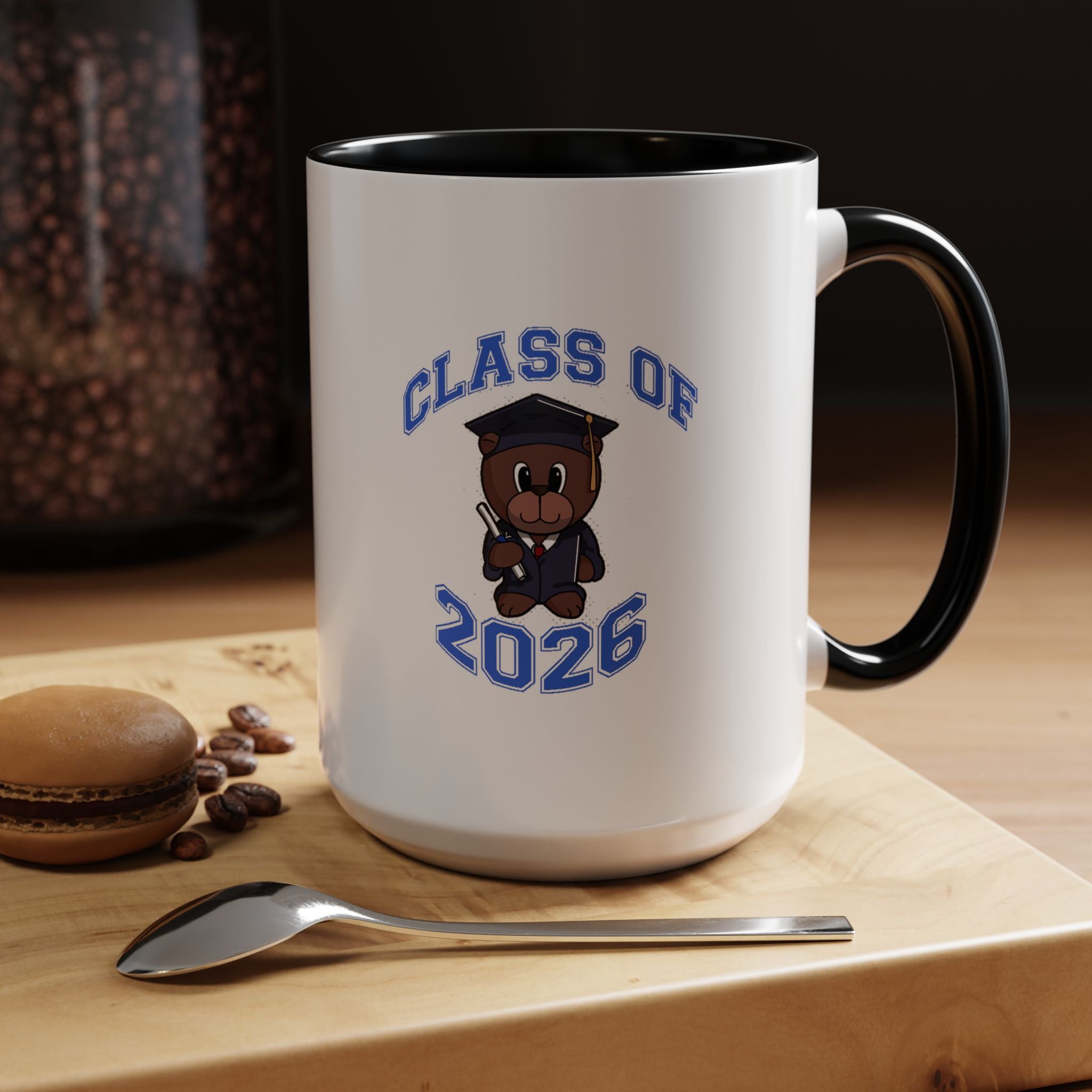 Graduation 2026 Accent Coffee Mug — Class of 2026 Grad Gift