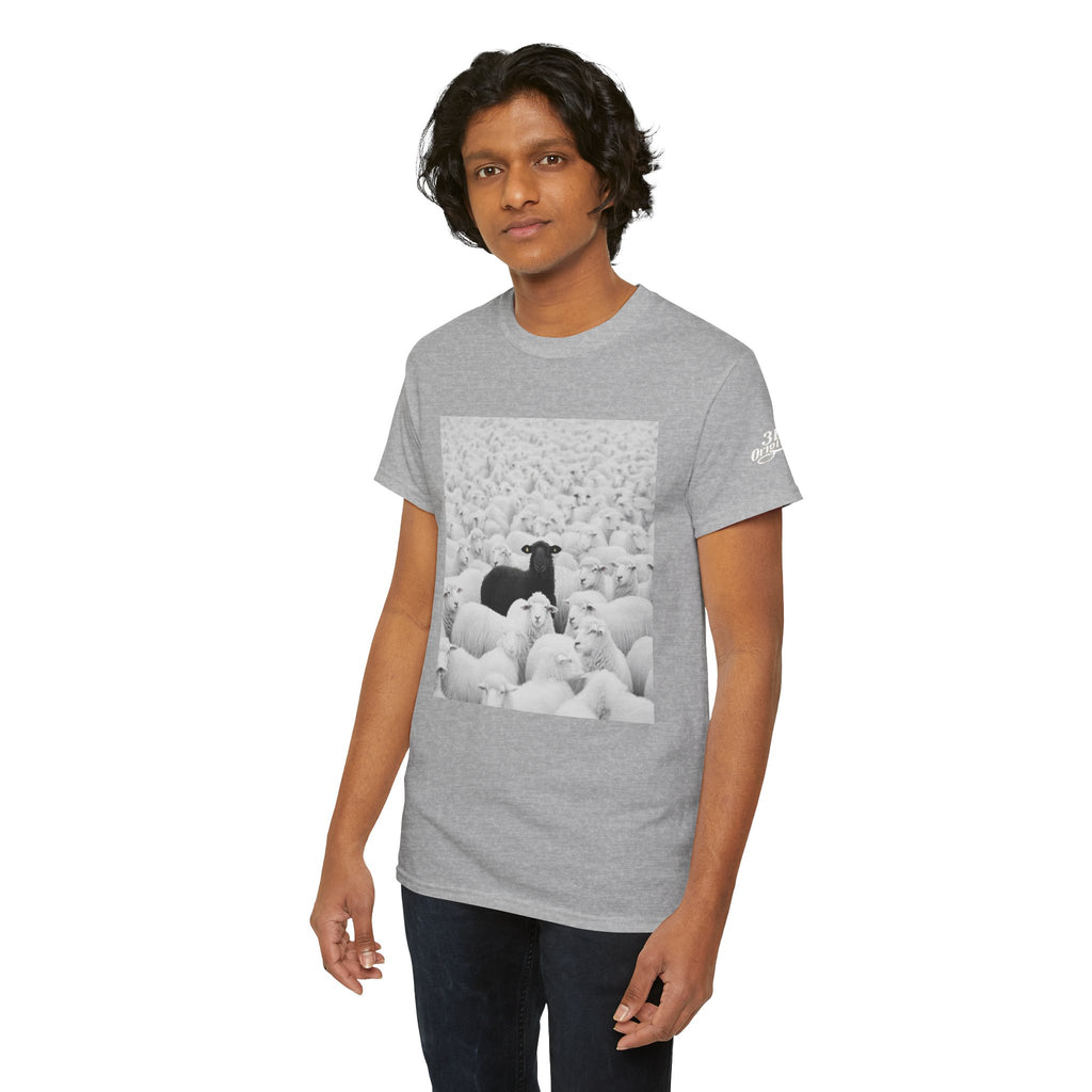 Black Sheep T-Shirt — Funny Contrast Sheep Graphic Tee