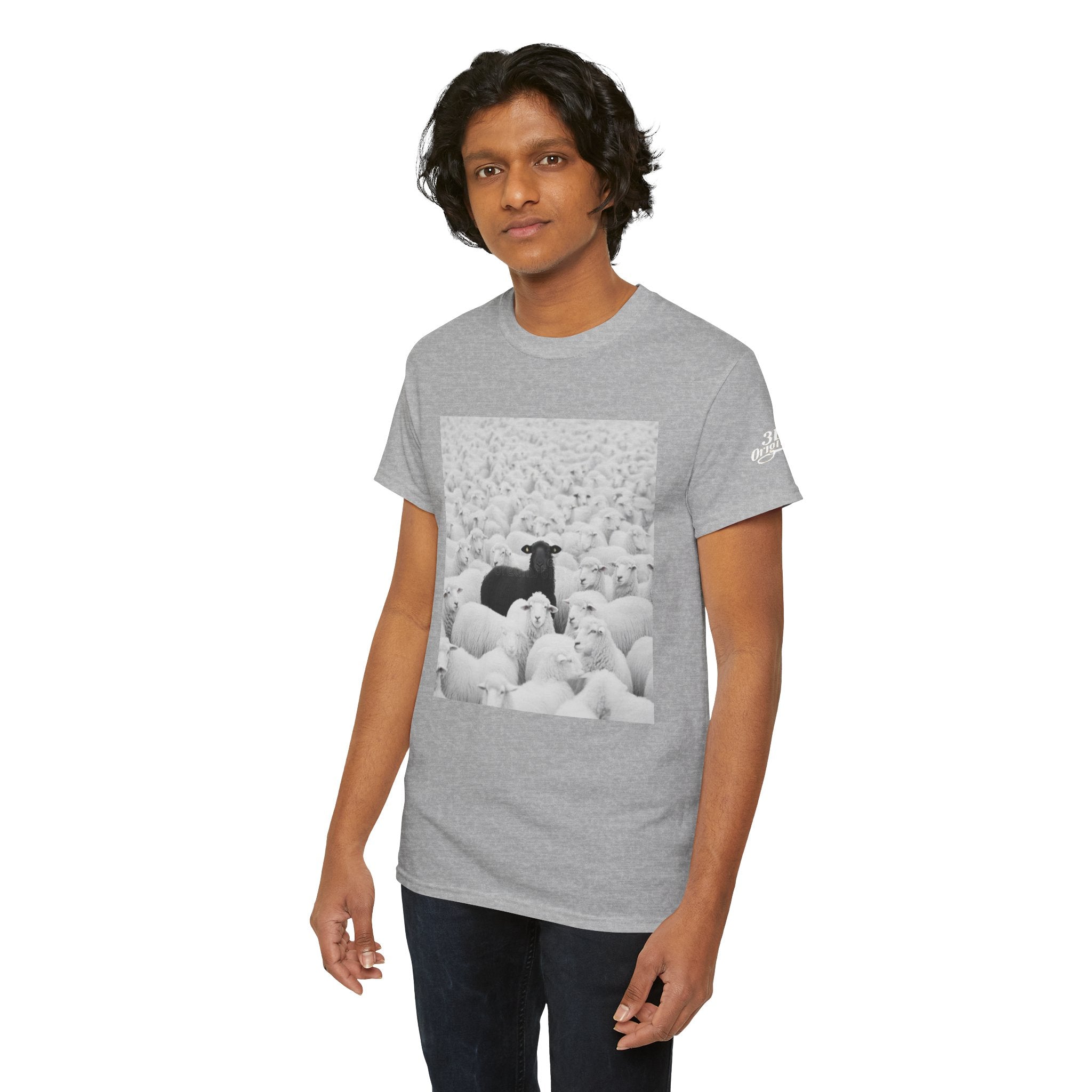 Black Sheep T-Shirt — Funny Contrast Sheep Graphic Tee