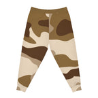 Brown Camo 314 Originals Athletic Joggers – Retro Script Logo Sweatpants