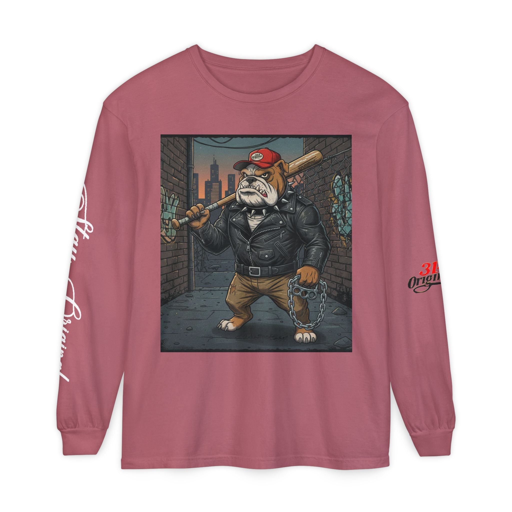Stay Original Bulldog Brawler Long Sleeve T‑Shirt - 314 Originals