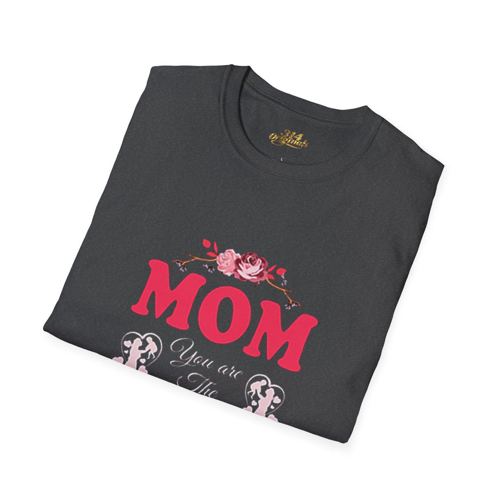 Mom You Are The Queen T‑Shirt — Floral Mother's Day Gift Printify T-Shirt  314 Originals