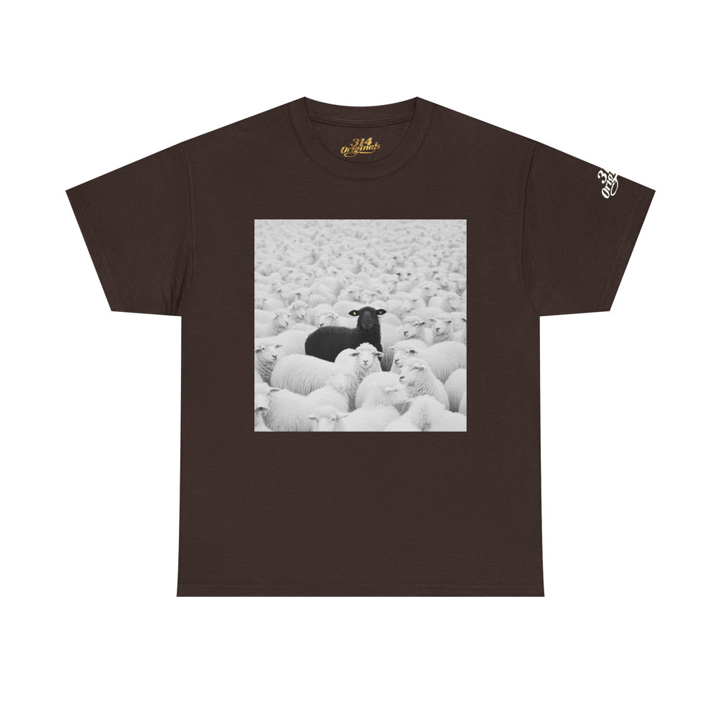 Black Sheep T-Shirt — Funny Contrast Sheep Graphic Tee