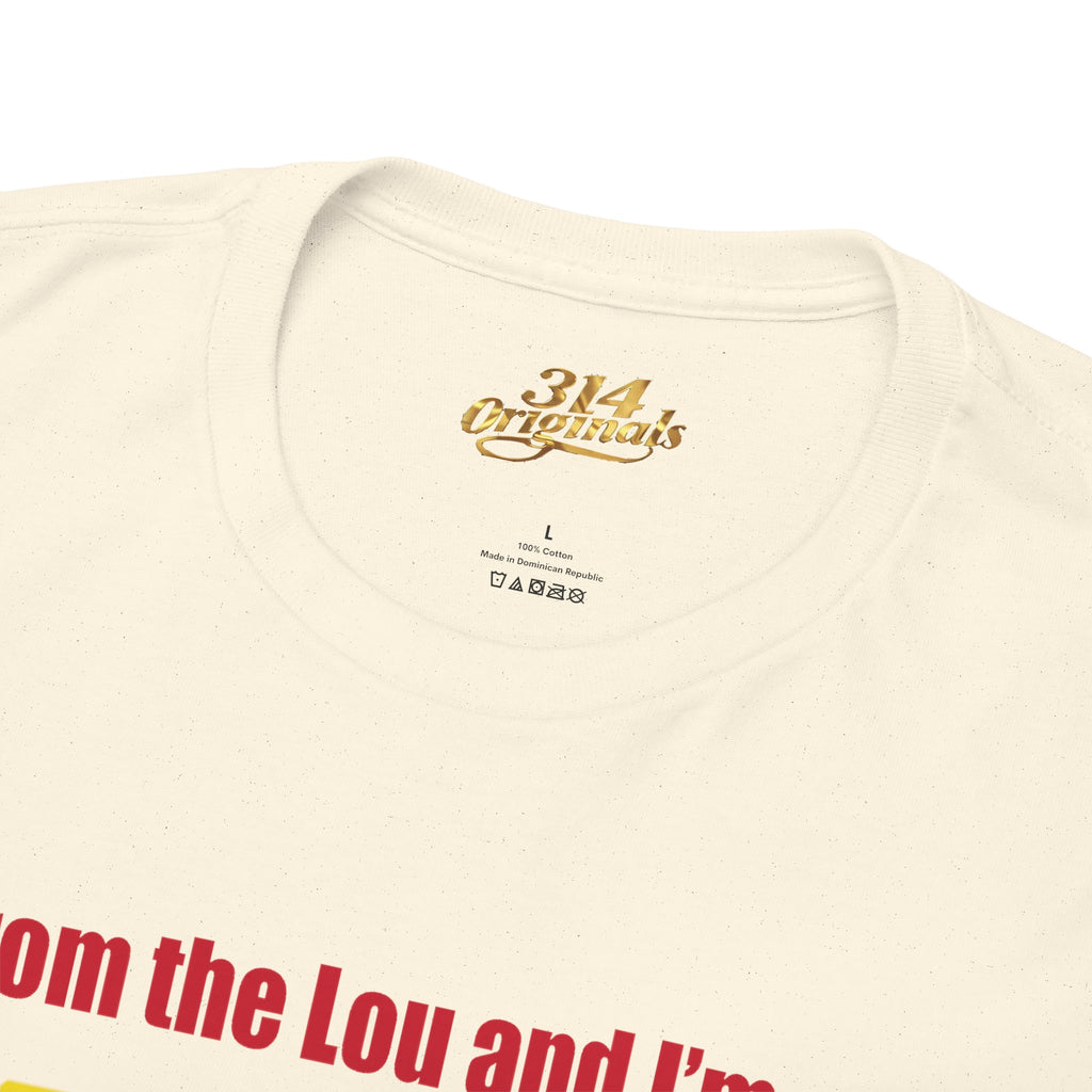 Proud Missouri Flag T-Shirt — "From the Lou and I’m... PROUD" - 314 Originals