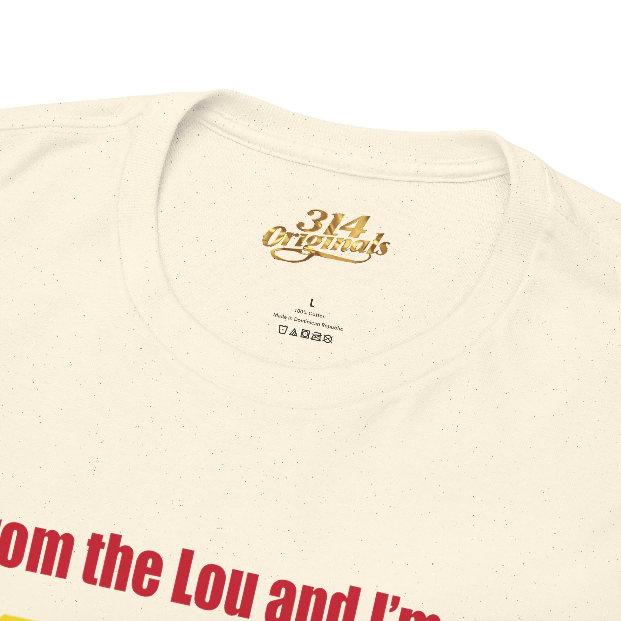 Proud Missouri Flag T-Shirt — "From the Lou and I’m... PROUD" - 314 Originals
