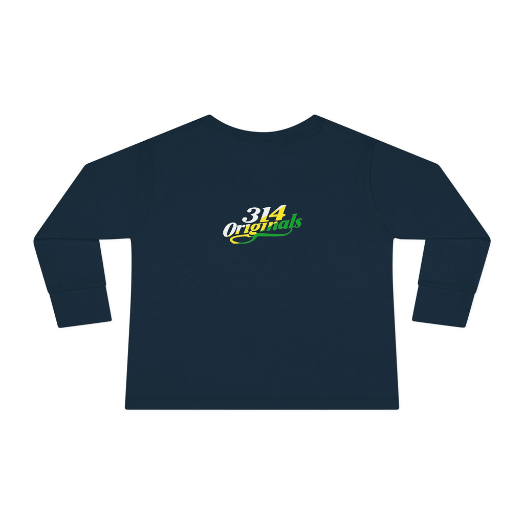 "Mom's Favorite Kid" Toddler Long Sleeve Tee — Graphic Shirt - 314 Originals