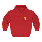 King's Gear Zip Hoodie — Full‑Zip with Gold Crown Emblem - 314 Originals