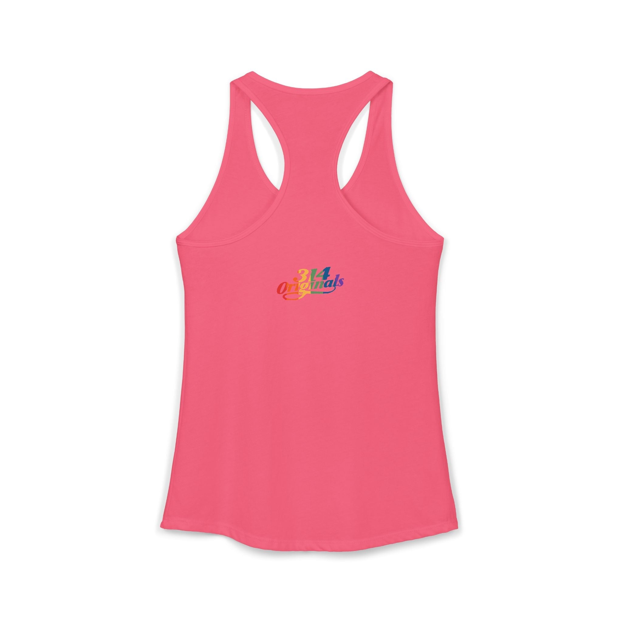 'PROUD' Women's Ideal Racerback Tank Printify Tank Top  314 Originals