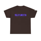 Tell It Like It Is Podcast — Bold Statement Graphic T‑Shirt ("No Scripts… No Filters… No Bullsh*t") Printify T-Shirt  314 Originals