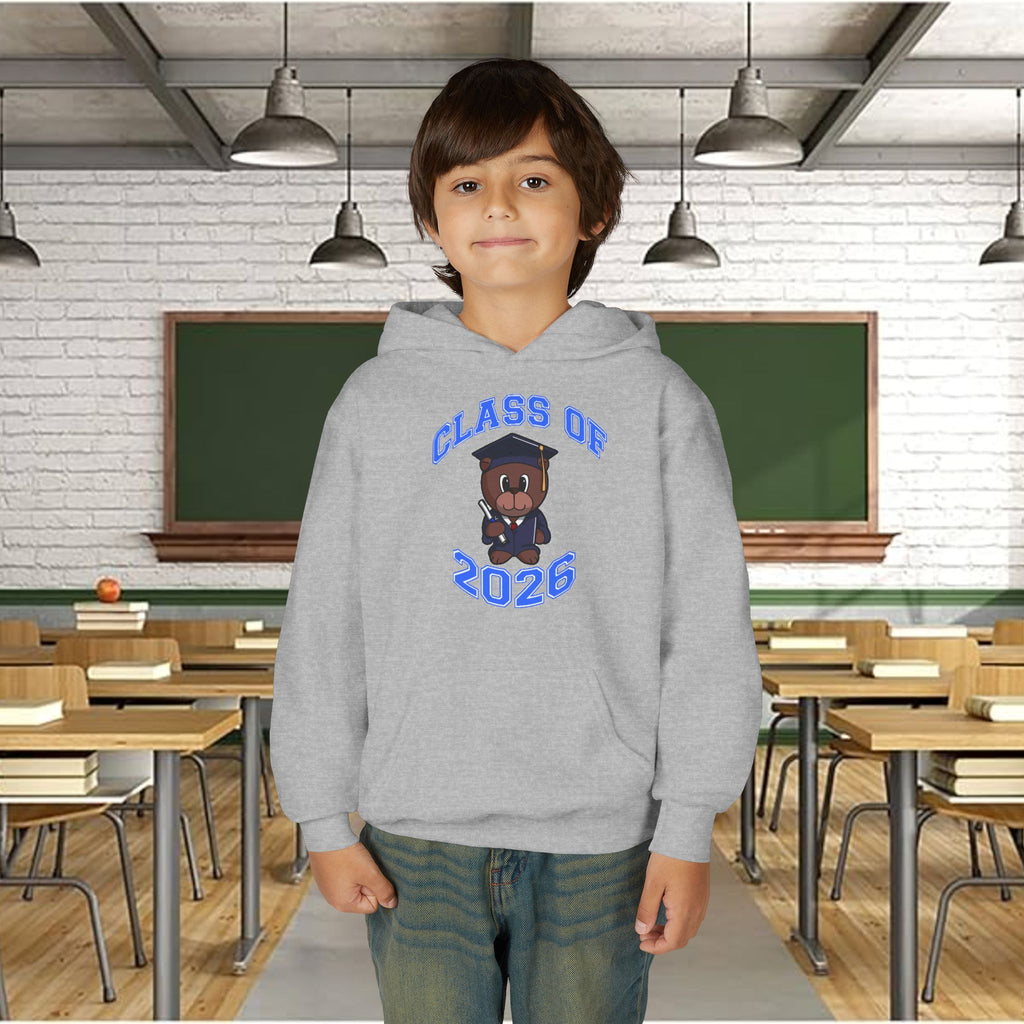 Youth Hoodie - 'Class of 2026' Graduation Bear Hoodie with '314 Originals' Back Print