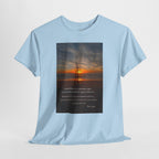 Sunset Beach Quote T‑Shirt — Inspirational Ocean Sunrise Tee - 314 Originals
