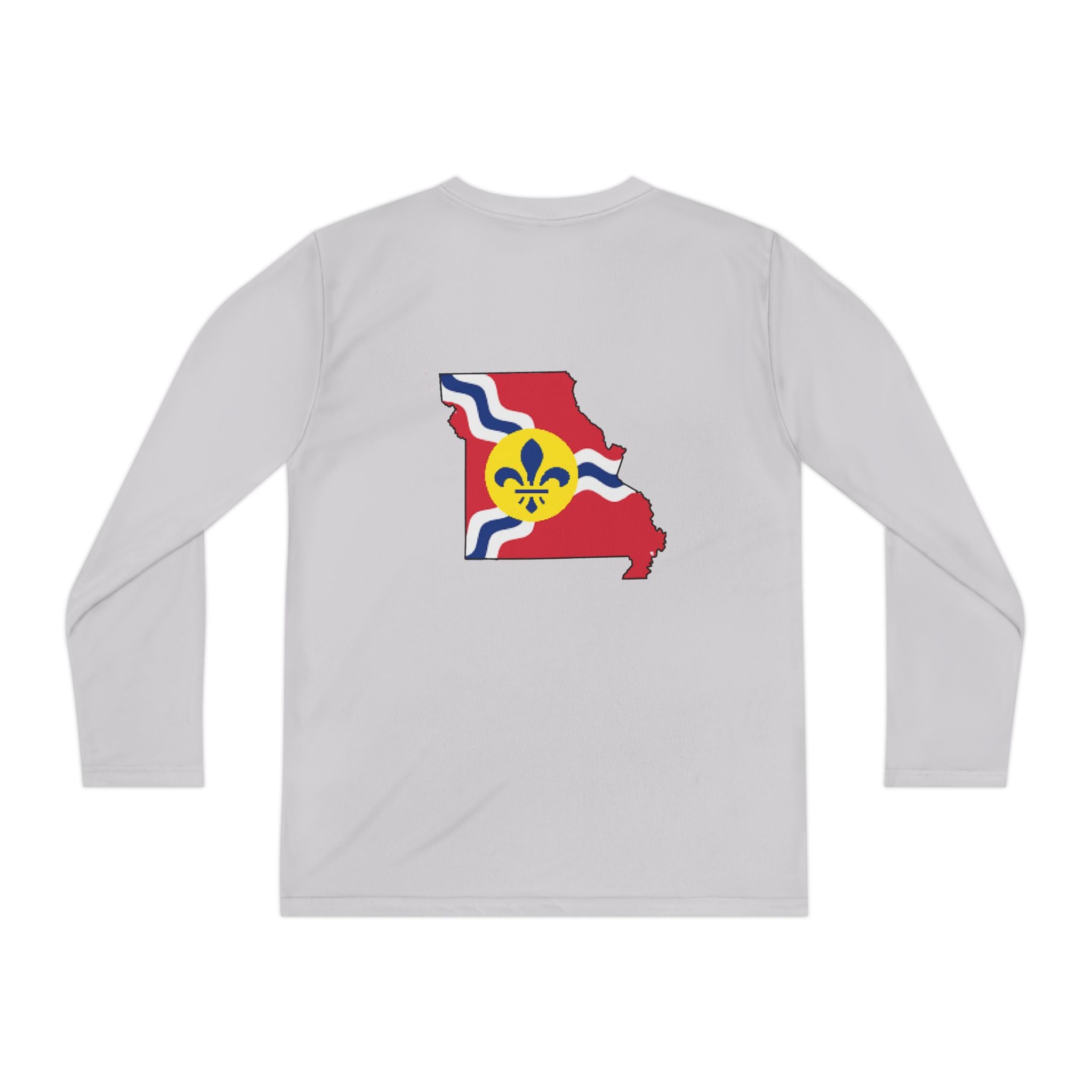 Missouri State Flag Youth Long Sleeve Tee