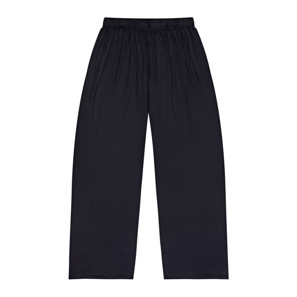 Men's Pajama Pants — Relaxed Black Lounge Sleepwear with Small Monogram Accent - 314 Originals