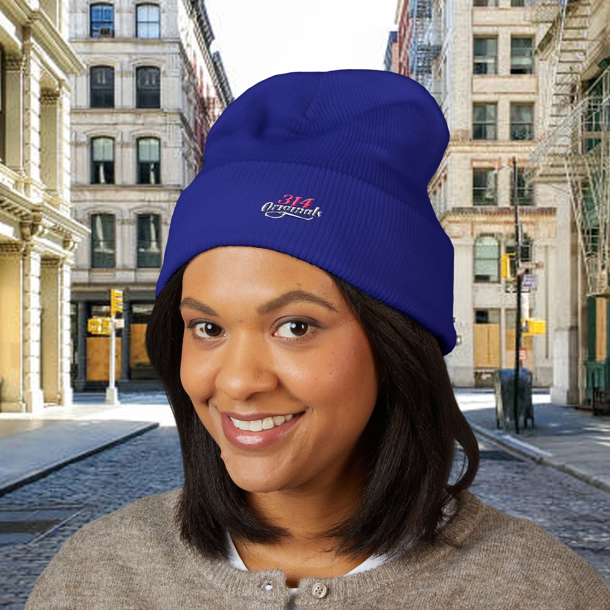 Embroidered '314 Originals' Classic Cuffed Beanie - 314 Originals