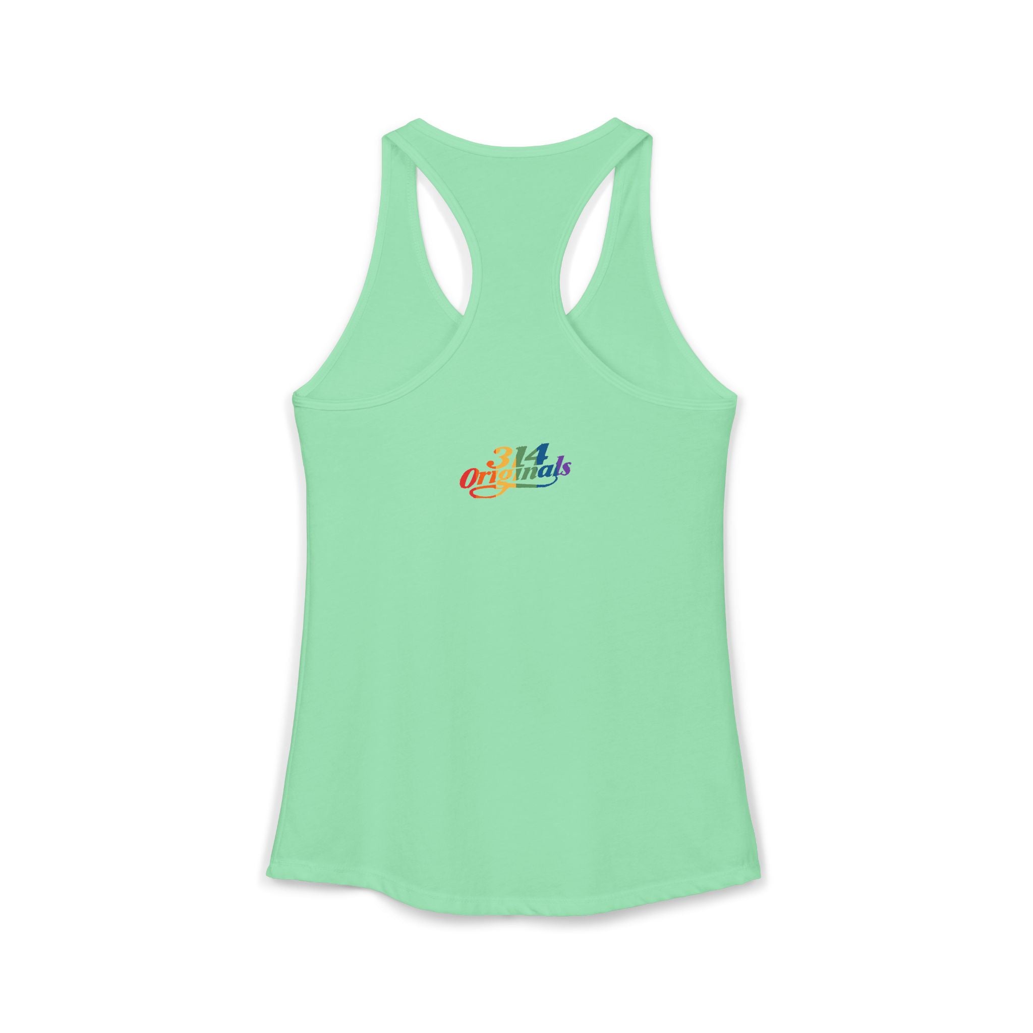 'PROUD' Women's Ideal Racerback Tank Printify Tank Top  314 Originals