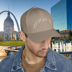 Embroidered "St. Louis" Closed-Back Structured Cap — Baseball Hat with 314 Retro Logo