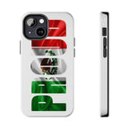 Mexico Pride Tough Phone Case — Mexican Flag Vertical 'PRIDE' Design Printify Phone Case  314 Originals