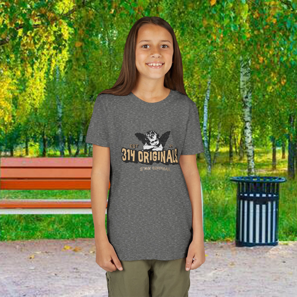 314 Originals Youth Tee - Vintage Cherub Graphic Kids T-Shirt Printify Kids clothes  314 Originals