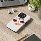 Libra Scales Phone Case — Zodiac Balance Tough Protective Cover Printify Phone Case  314 Originals