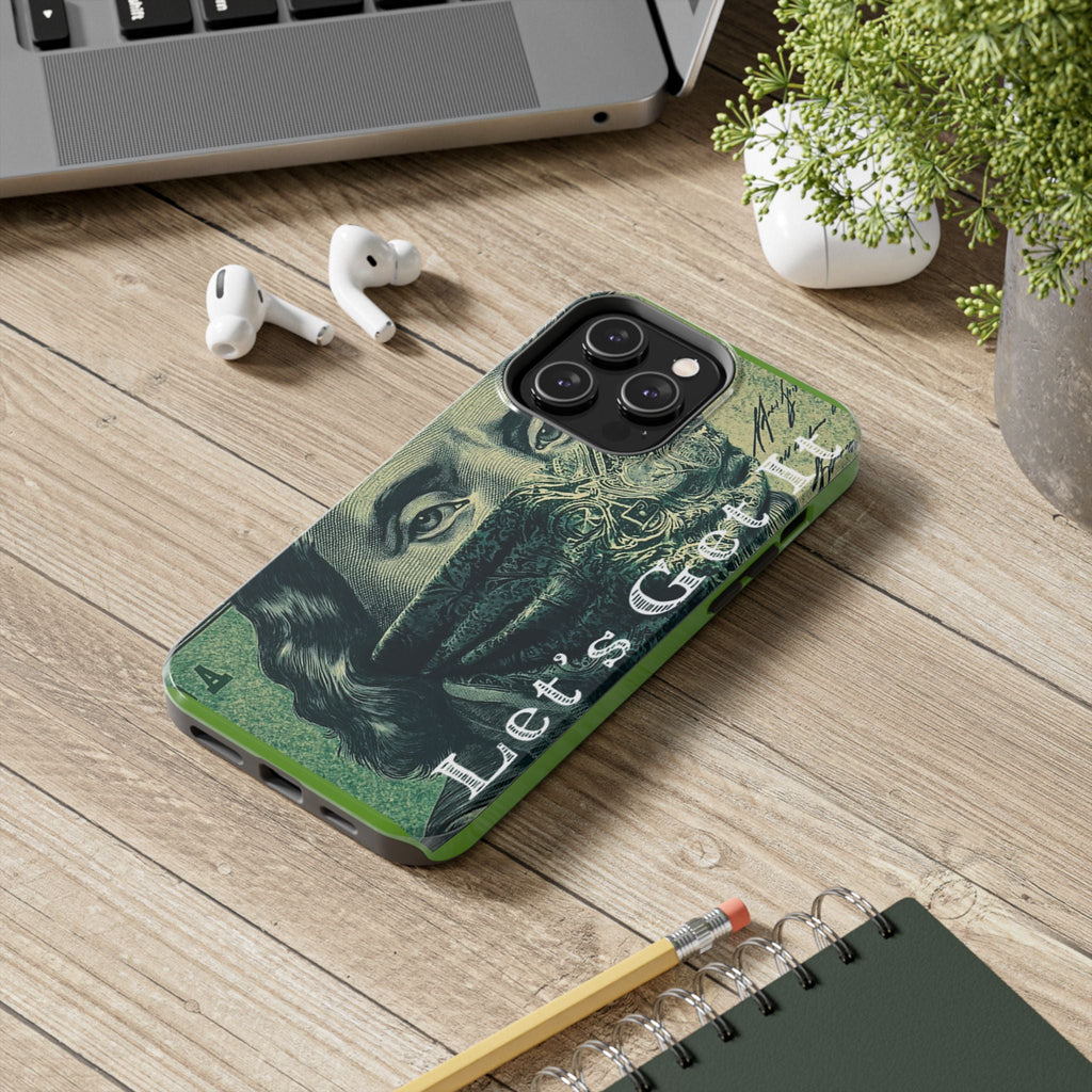 Ben Franklin "Let's Get It" Bandana Design Tough Phone Case Printify Phone Case  314 Originals