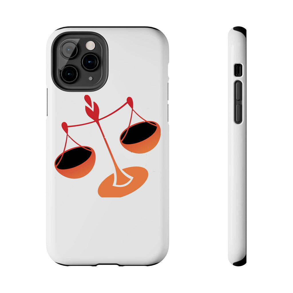 Libra Scales Phone Case — Zodiac Balance Tough Protective Cover Printify Phone Case  314 Originals